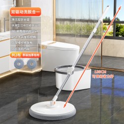 佳帮手 旋转拖把免手洗2025款家用一拖净干湿两用水桶一体墩布神器