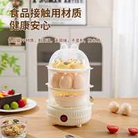 苏泊 2026新款煮蛋器家用小型溏心蛋蒸蛋神器多功能迷你蒸煮一体全自动早餐机煮