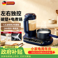 德萨帝 德国Desadi破壁机家用全自动免煮 免手洗二合一破壁豆浆机