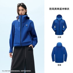 熊猫 冲锋衣外套女克莱因蓝2026新款暴雨级防水户外徒步防风登山服
