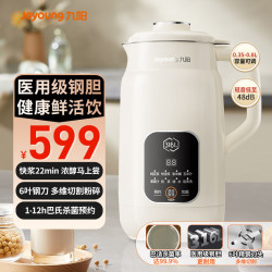 九阳 小型家用多功能迷你破壁机豆浆机 DJ13R-D816 0.8L