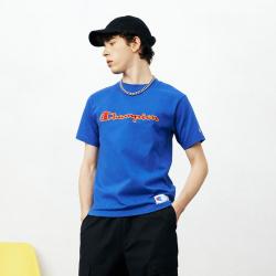 Champion 春夏情侣款短袖T恤纯棉宽松休闲刺绣LOGO宽松