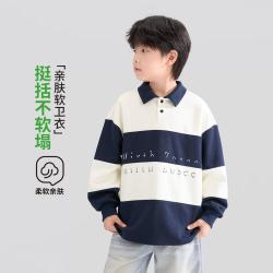 ZOSEE 男童polo衫春秋款儿童卫衣长袖上衣学院风中大童休闲秋装童装
