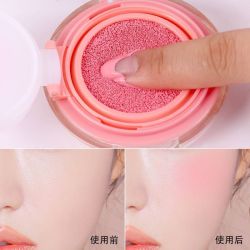 气垫腮红提亮肤色遮瑕强补水保湿持久自然水润胭脂裸妆提亮肤色