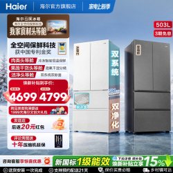 海尔 云溪系列 WGHFD1CU1 风冷法式多门冰箱