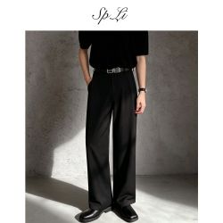 SP.LI SPLi春夏季三本针工艺直筒休闲西裤男