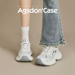 奥古狮登 厚底老爹鞋女2026新款早秋增高休闲户外运动登山鞋子