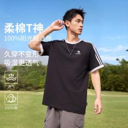 骆驼 运动t恤男t恤短袖2026春夏透气圆领t恤男短袖