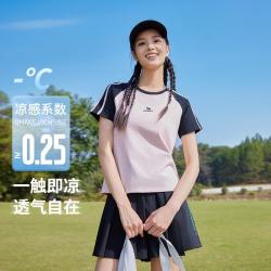 骆驼 运动T恤女棉T恤春夏透气T恤休闲短袖T恤运动上衣