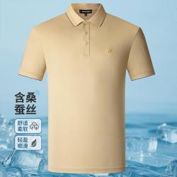 皮尔·卡丹 夏季清爽短袖男式Polo衫