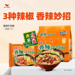 统一 香辣牛肉面 897.5g