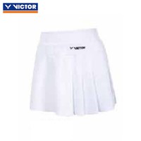 VICTOR 正品victor胜利羽毛球短裙儿童女运动休闲训练针织短裙K-67302