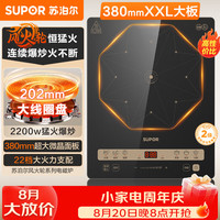 苏泊尔 2200W大功率家用电磁炉电陶炉电磁灶火锅炉大线圈盘C22-IA850D