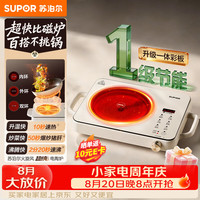 苏泊尔 电陶炉围炉煮茶电磁炉家用新型电磁炉灶电池炉2200W大火力内外双环猛火加热不挑锅C22-CS23