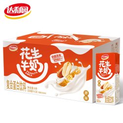 达利园 花生牛奶 原味250ml*6盒+核桃味250ml*5盒