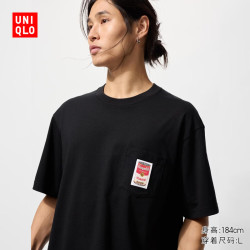 优衣库 NY POP ART UT 印花短袖T恤 黑色 M