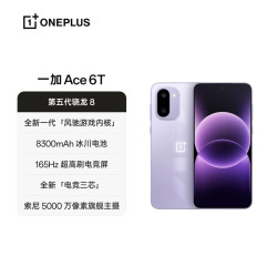 一加 Ace 6T 5G手机 12GB+256GB 电光紫