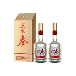五粮液 五粮春 第二代 52%vol 浓香型白酒 500ml*2瓶 双支装