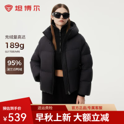 坦博尔 TBF530336Z 高充绒加厚 黑色 S(160) 女士羽绒服