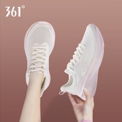 361° 361夏季女鞋网孔运动鞋女款薄款网鞋透气网面网眼镂空女士跑步鞋