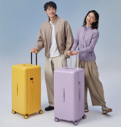 卡拉羊 防刮抗摔魔方体拉杆旅行箱CX8138 26英寸