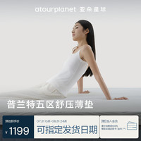 亚朵星球 记忆棉床垫子薄海绵石墨烯双面家用床褥子双人榻榻米便携1.5*2米