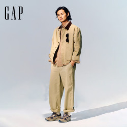 Gap 男装春季款基础款直筒卡其裤百搭简约风休闲长裤723811 卡其色 30 170/80A