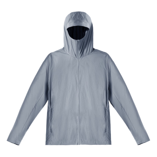 京东京造 防紫外线 柔雾蓝 2XL 男士防晒衣