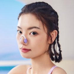 洲克 游泳鼻夹防呛水男女鼻炎游泳训练浮力防丢失装备儿童3d贴合