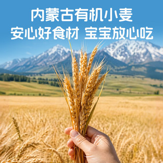 小鹿蓝蓝 有机婴标钙铁锌肉蔬蝴蝶面 3盒 宝宝辅食面条