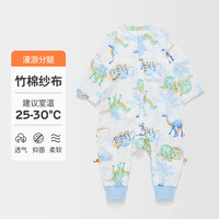良良 春夏薄款四层棉纱布分腿睡袋