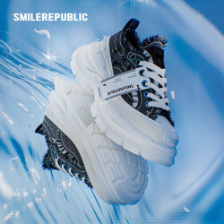 SMILEREPUBLIC 经典黑白撞色/黑色开口笑2.0