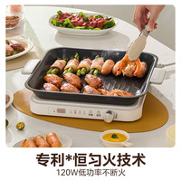 美的 家用电磁炉电陶炉电池炉2200W大功率猛火新型电磁灶一体微晶面板爆炒炒菜火锅炉MC-HGE22BF09