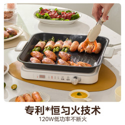 美的 家用电磁炉电陶炉电池炉2200W大功率猛火新型电磁灶一体微晶面板爆炒炒菜火锅炉MC-HGE22BF09