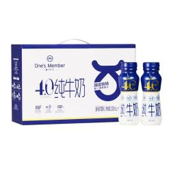 1号会员店 4.0g乳蛋白全脂纯牛奶 200ml*12瓶