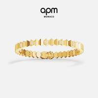 APM Monaco [夏季新品]APM Monaco金黄色Up and Down手链 生日礼物官方旗舰店
