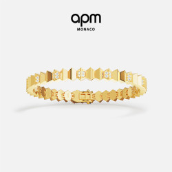 APM Monaco [夏季新品]APM Monaco金黄色Up and Down手链 生日礼物官方旗舰店
