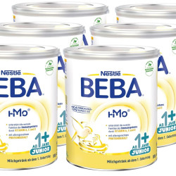 Nestlé 雀巢 BEBA Junior 1 幼儿奶粉 适用于1岁以上幼儿, 6罐装(6 x 800g)