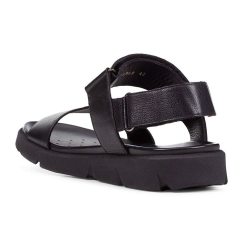 GEOX U Xand 2s B系列 男士凉鞋,黑色,40 EU
