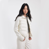 XVRV2026春季新款科技绒立领纽扣运动外套高智风纯色保暖棉服上衣