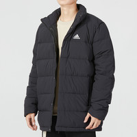 adidas 立领斯羽绒服男装冬季经典保暖时尚运动外套HG8700
