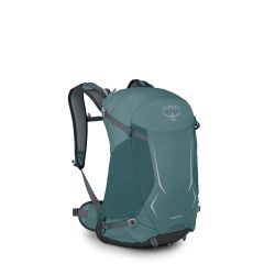 OSPREY Hikelite 26L 耐用徒步背包 – 旅行背包带防雨罩男女适用,层叠蓝