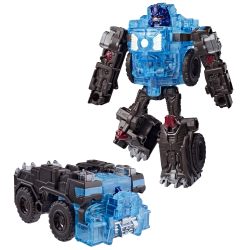 Transformers CYBERWORLD Optimus Primal Cyber Changers Energon Surge | 4 英寸(约 10.2 厘米)动作公仔 | 快速更换卡车模式 | 机器人玩具 适合 6 岁以上儿童