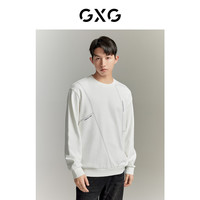 GXG 男装 多色简约百搭舒适明线设计圆领卫衣#G24D313002