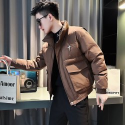 佐购 棉服男士冬季外套2025新款百搭加厚保暖棉袄立领棉衣男式冬天外衣
