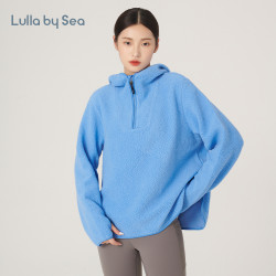 Lulla by Sea 连帽摇粒绒卫衣女四季宽松外套