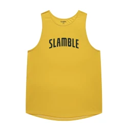 SLAMBLE 基础简约复古运动综合训练背心无袖男健身速干篮球坎肩潮