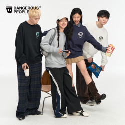 Dangerous People Dangerouspeople薛之谦dsp托头纸袋人宽松情侣休闲圆领卫衣欧若风