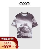 GXG 男装 男装 夏季休闲圆领短袖T
