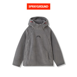 SPRAYGROUND 鲨鱼嘴秋冬款卫衣外套夹克连帽羊羔绒宽松JM WD933312